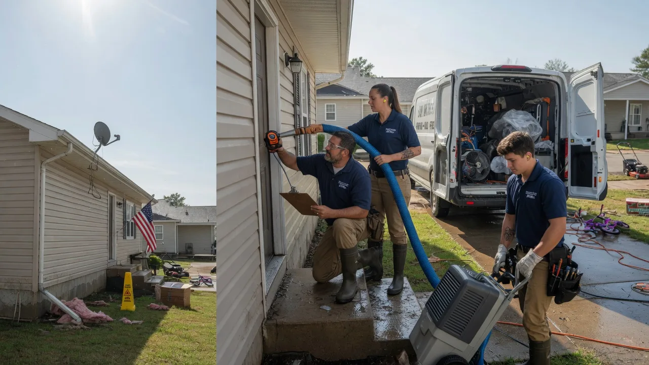 Ceiling Water Damage Restoration in Middleton, TN near me